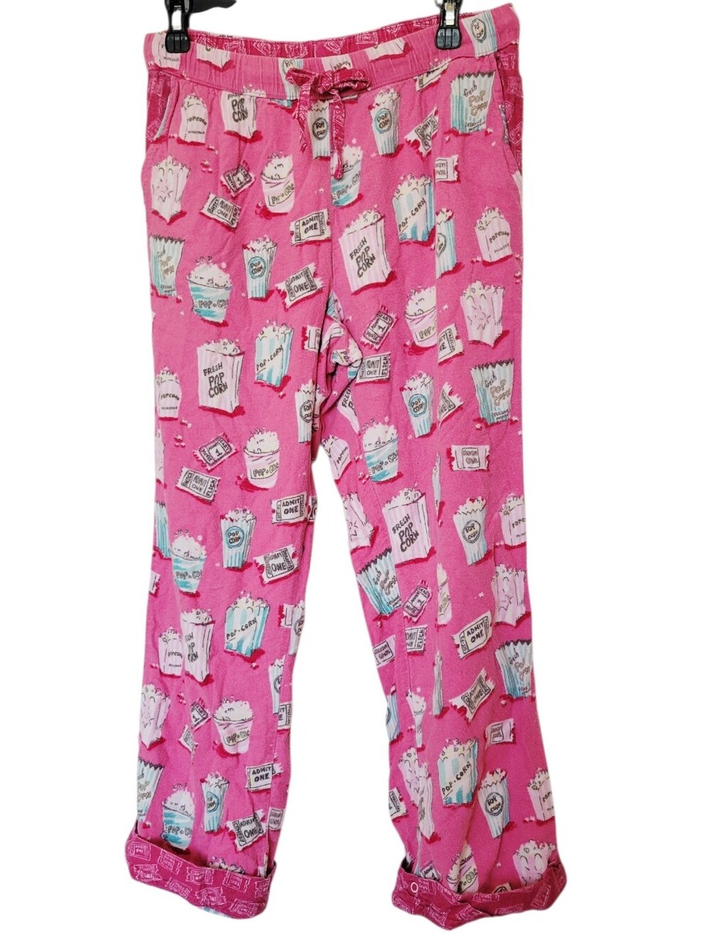 Munki Munki Popcorn Print Flannel Pajama Pants